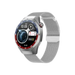 2025 Nouveaux pour Android et ios montre intelligente hommes AMOLED écran GPS - Mesh belt silvery - Montre intelligente