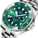 LIGE Montre de plongée étanche pour homme montre bracelet à quartz Montre à Quartz