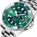 LIGE Montre de plongée étanche pour homme montre bracelet à quartz Montre à Quartz