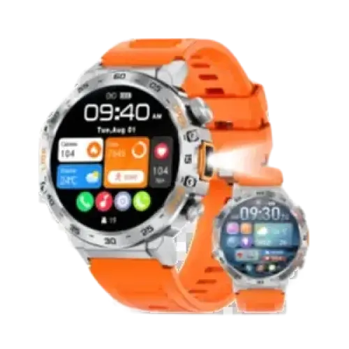 Montre intelligente LIGE 2024 avec écran AMOLED HD 360*360 étanche pour hommes