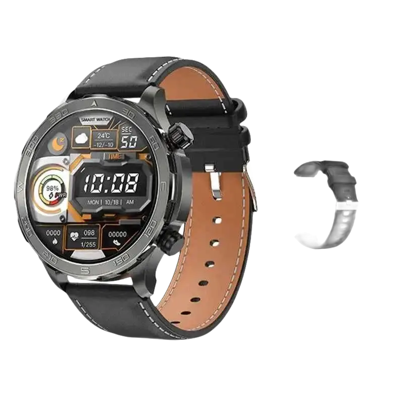 Montre intelligente sport homme avec appel Bluetooth et grand écran AMOLED HD