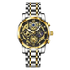 POEDAGAR luxe haute qualité homme montre étanche lumineux chronographe Date hommes montre en acier inoxydable Quartz