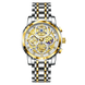 POEDAGAR luxe haute qualité homme montre étanche lumineux chronographe Date hommes montre en acier inoxydable Quartz