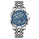 POEDAGAR luxe haute qualité homme montre étanche lumineux chronographe Date hommes montre en acier inoxydable Quartz