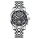 POEDAGAR luxe haute qualité homme montre étanche lumineux chronographe Date hommes montre en acier inoxydable Quartz