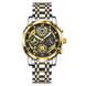 POEDAGAR luxe haute qualité homme montre étanche lumineux chronographe Date hommes montre en acier inoxydable Quartz