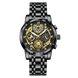 POEDAGAR luxe haute qualité homme montre étanche lumineux chronographe Date hommes montre en acier inoxydable Quartz