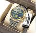 POEDAGAR luxe haute qualité homme montre étanche lumineux chronographe Date hommes montre en acier inoxydable Quartz