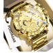 POEDAGAR luxe hommes montre-bracelet Date lumineux étanche Quartz homme horloge chronographe acier inoxydable mode